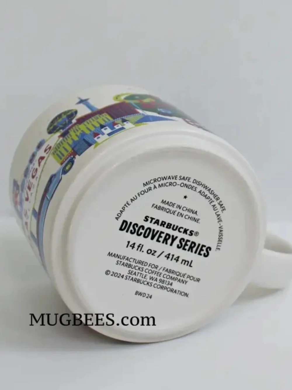 Starbucks Discovery Series Las Vegas Ceramic Coffee Tea Cup Mug 14 oz